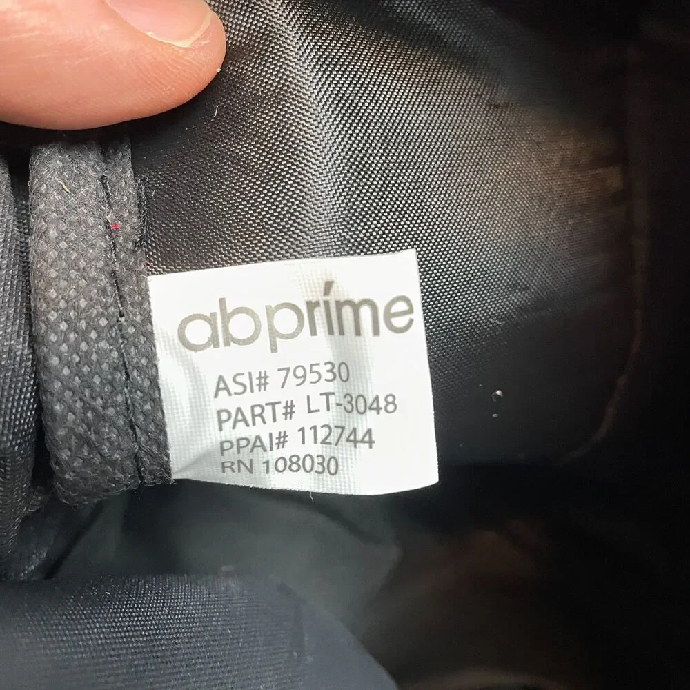 abPrime Pledge to Humanity Backpack Adult Unisex Blue Black Straps Mesh Pockets